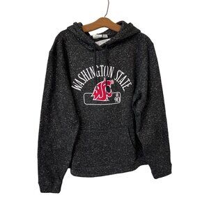 Blue 84 Washington State Hoodie Sweatshirt Women Large Black Heather College NEW